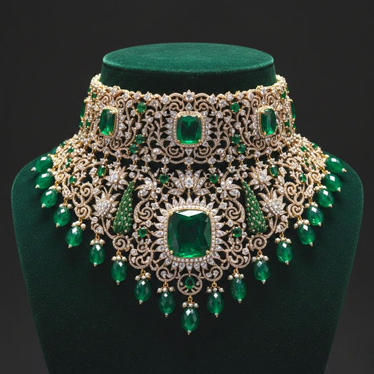 Majestic Emerald Choker